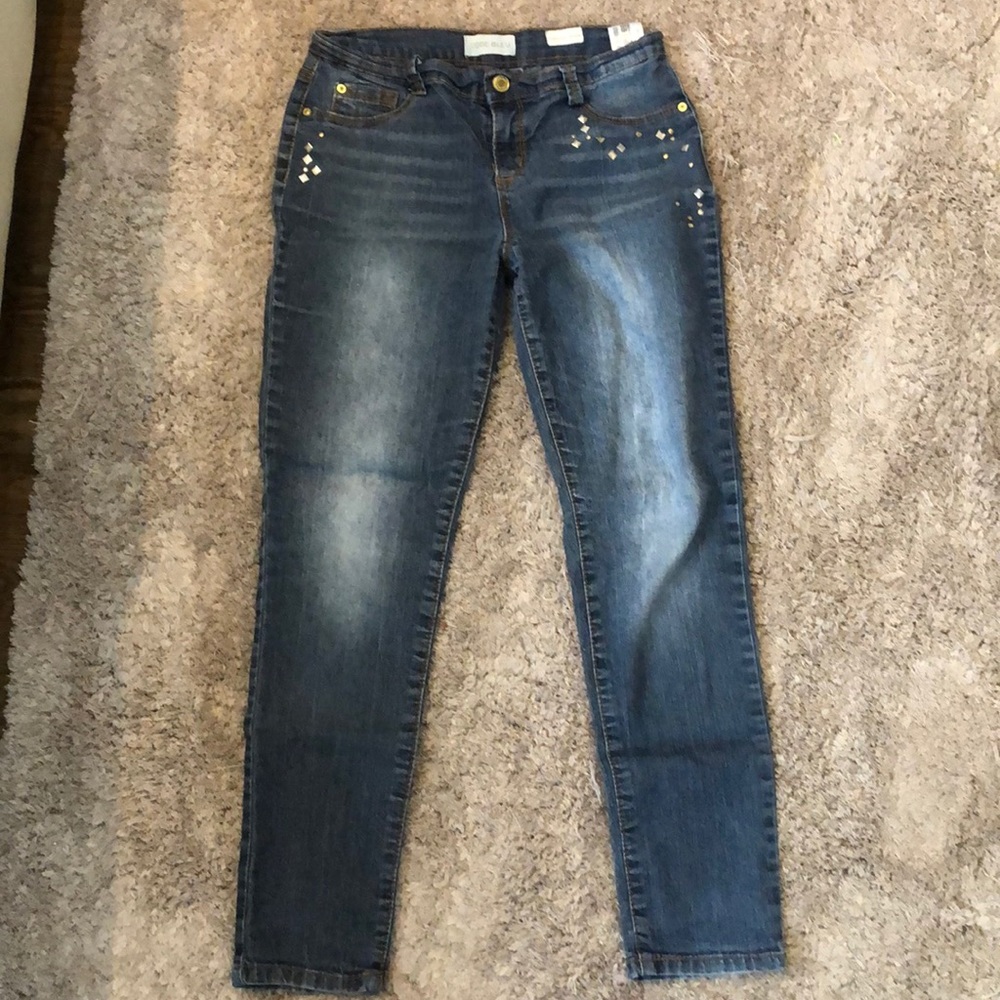 16 Code Bleu Girls Jeans metal studs